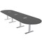 Skutchi Designs 45 in W, 165.75 in L, 29 in H, Engineered Wood Top, Grey HAR-RAC-46x168-T-ELEC-ASIANNIGHT - alternate 1